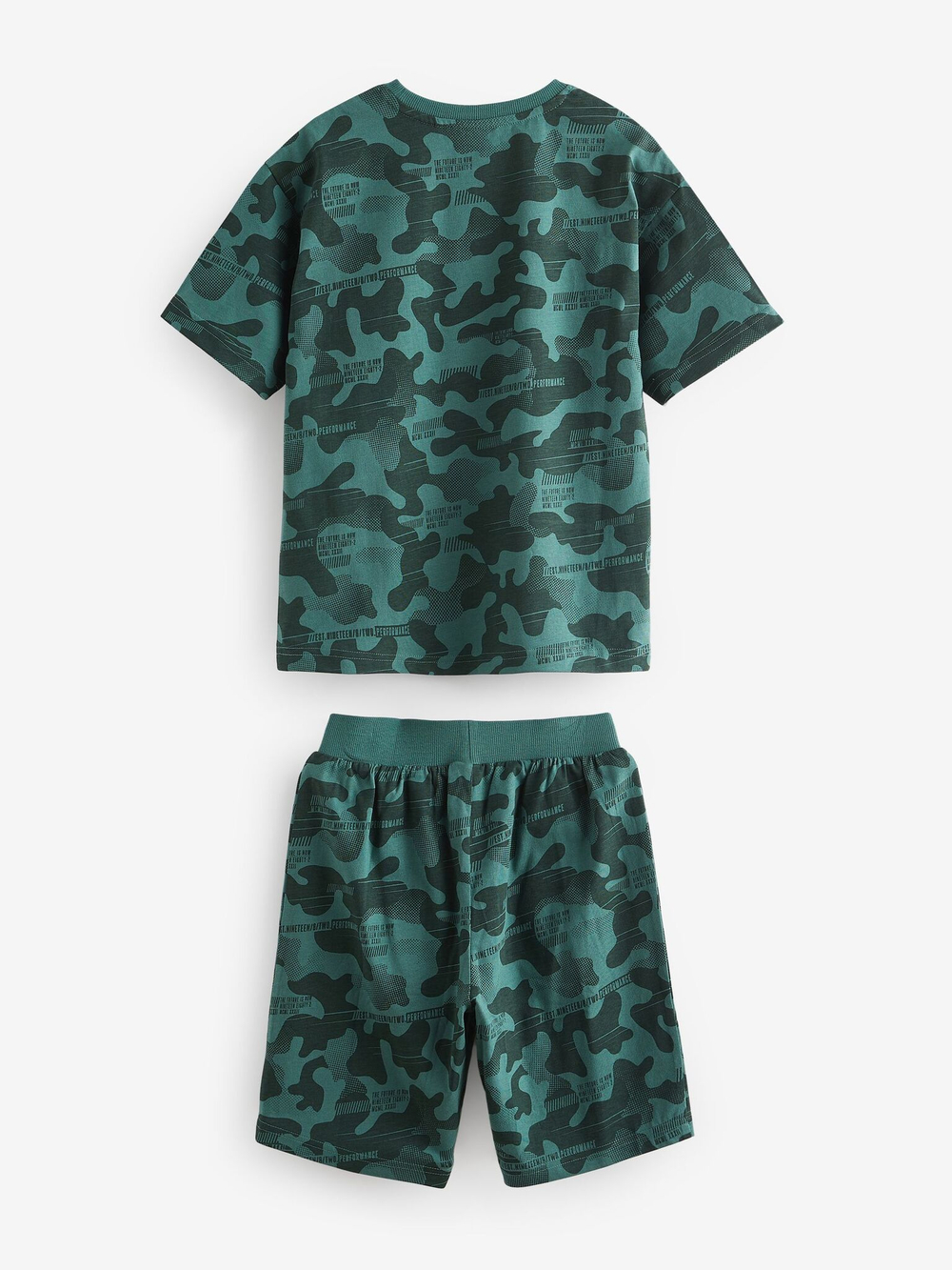 Пижама для мальчика Next Q66-653, 3 шт., Синий, Зеленый, Серый