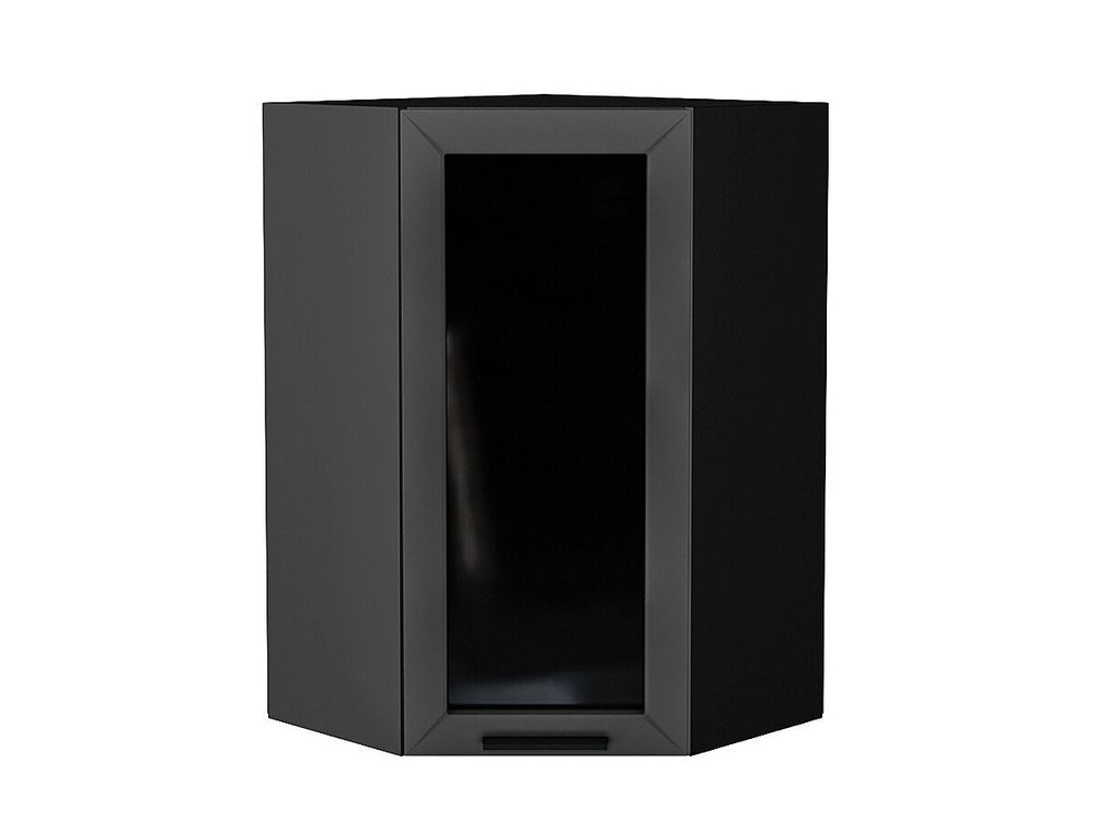 Шкаф верхний угловой остекленный Глетчер