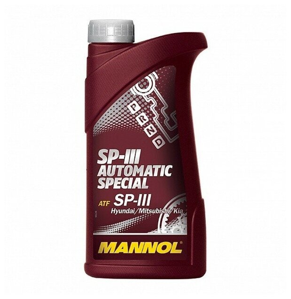 Масло трансмиссионное синтетическое MANNOL  8209 O.E.M. for Hyunda Kia Mitsubishi ATF SP-III", 1