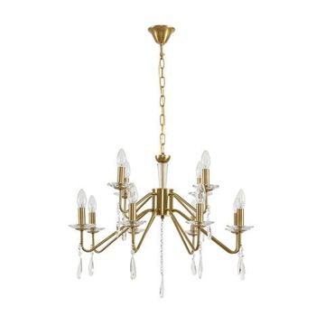 8319/12 CLASSI шампань/прозрачный, металл/хрусталь Люстра E14 12*40W 220V SEVERINA