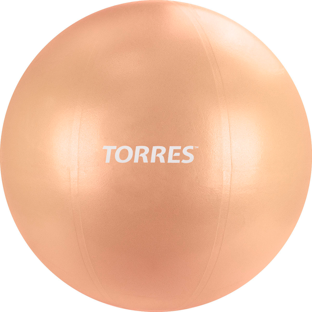 Мяч гимнастический TORRES, AL122165PN, диаметр 65 см, пудровый