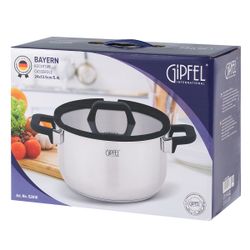 Кастрюля из нержавеющей стали Gipfel Bayern 52616 24 см/5,4 л