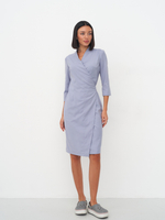 Халат женский м184 soft стретч серый