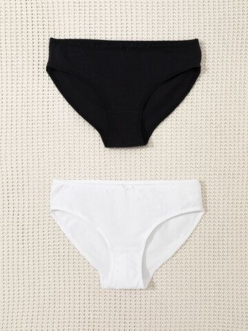 набор трусы/ уп  для девочки  К 1972-2уп/белый,черный