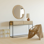 Зеркало настенное Пиафорте 81х81 из массива дикого дуба