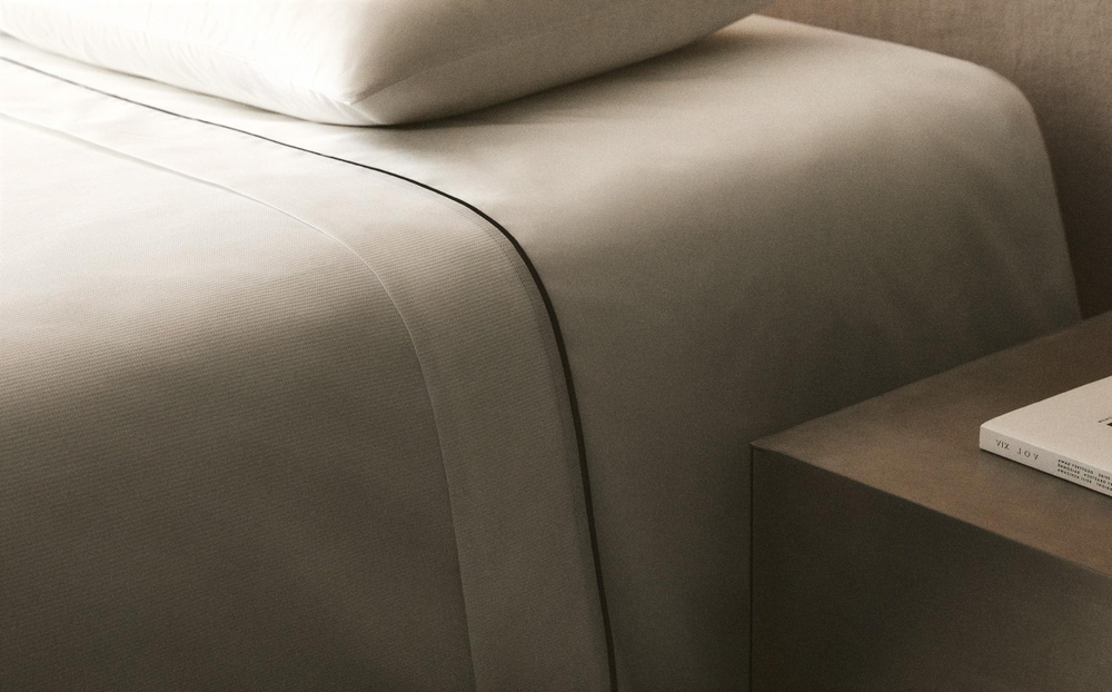 Простыня Zara Home, хлопок 100%, однотонный, 6115/089