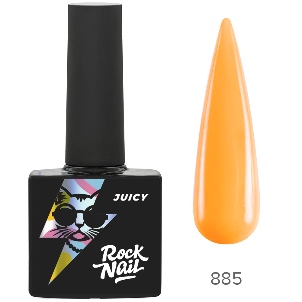 Гель-лак RockNail Juicy 885 Apricot Martini, 10мл