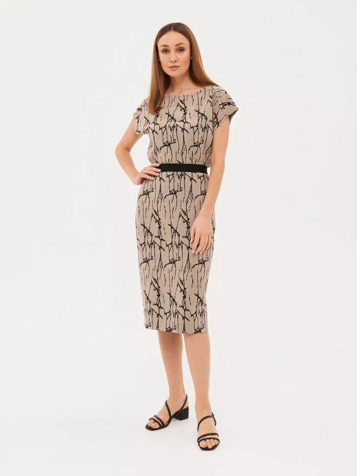 Юбка-карандаш из фактурного трикотажа