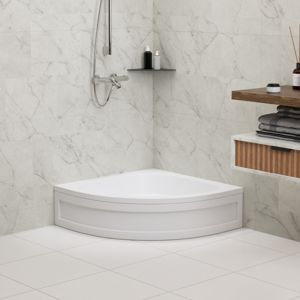 Душевой поддон полукруглый RGW BP/CL-S (800x800)