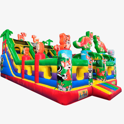 Коммерческий батут "Лесная страна" 10*6*5 м