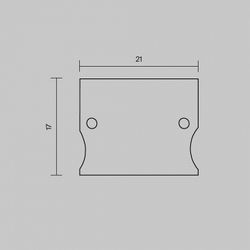Заглушка для профиля Maytoni  642057