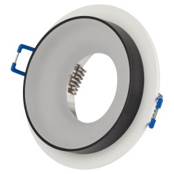 Светильник встраиваемый декоративный ЭРА DK95 WH под лампу MR16 GU5.3 белый | Декоративные встраиваемые светильники