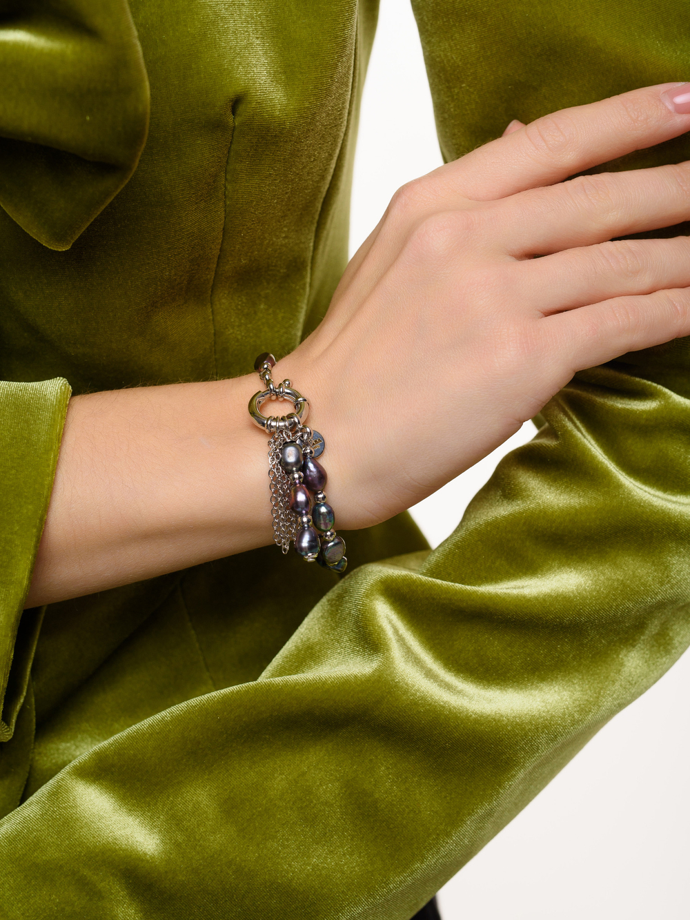 Браслет "Petrol Brush" Silver