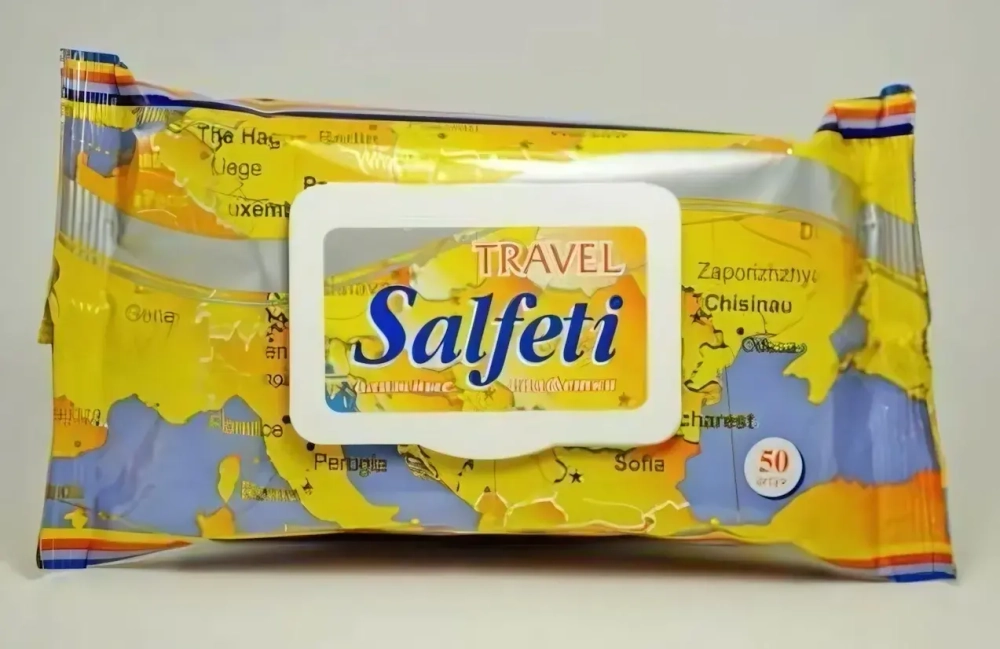 Салфетки влажные SALFETI Travel 50шт