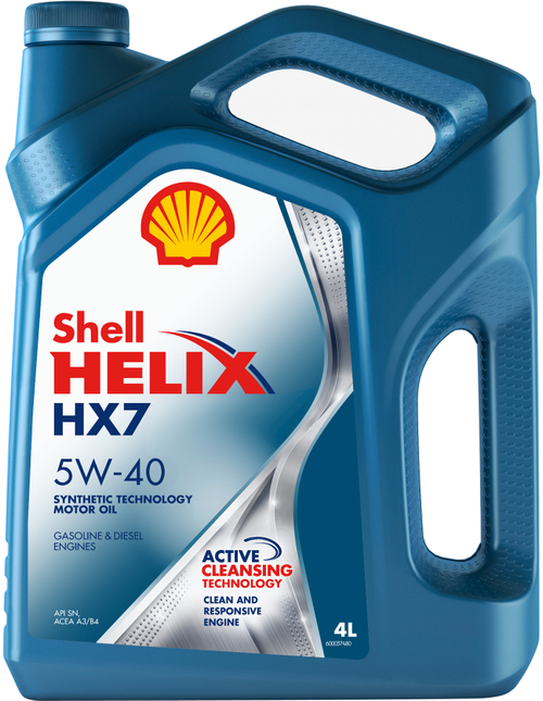 Масло моторное Shell Helix НХ7 5W40 4л. п/синт (SN/CF)
