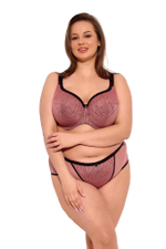 Бюстгальтер Lise с чашками +size на тонком поролоне (Размер: 85H) (Цвет: грязно-розовый)