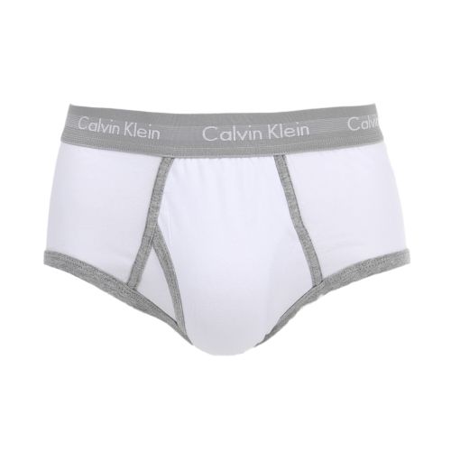 Мужские трусы брифы белые набор 4 в1 Calvin Klein  CK52458