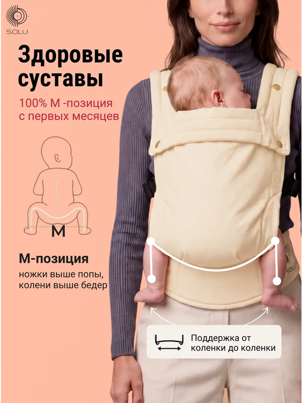 Эргорюкзак для новорожденных слинг рюкзак переноска