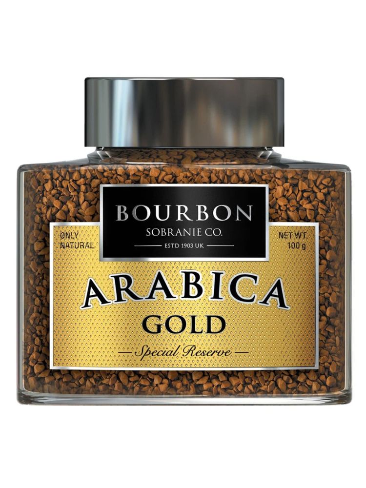 Кофе растворимый Bourbon Arabica Gold 100 г