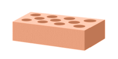 Кирпич силикатный Гулькевичи оранжевый одинарный пустотелый лицевой
