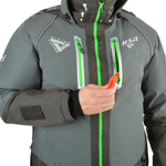 Зимний мужской костюм-поплавок ХСН Rescuer III NEW -45 (Hardguard) Серый (Зеленые молнии)