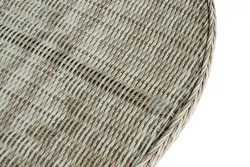 "Эспрессо" плетеный круглый стол, диаметр 118 см, цвет бежевый