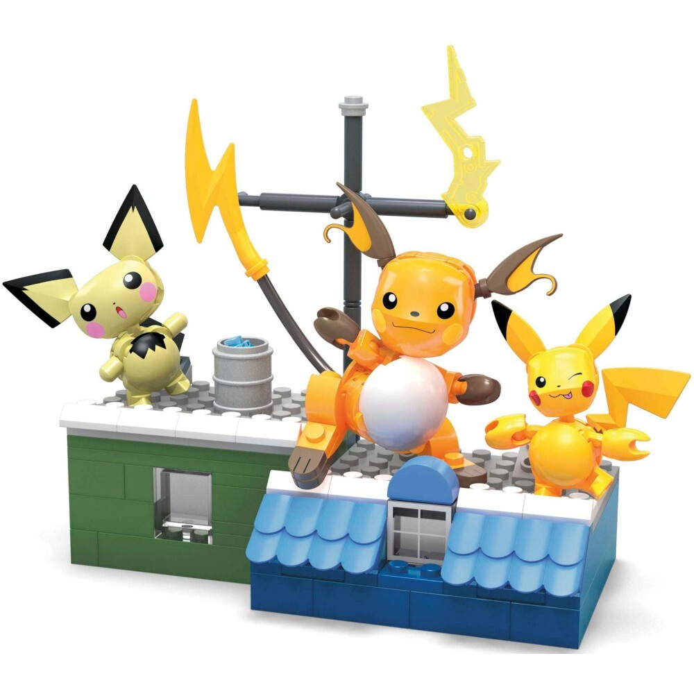 Набор строительных блоков MEGA Pokemon - Эволюция Пикачу из 159 деталей. HKT23 / артикул   HKT23  / GTIN 194735107896