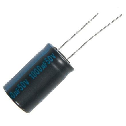 Конденсатор электролитический 50 В 1000 мкФ "Jamicon" 12x21.5мм 105 град.