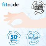 fitcode, Testcode, 100 растительных капсул