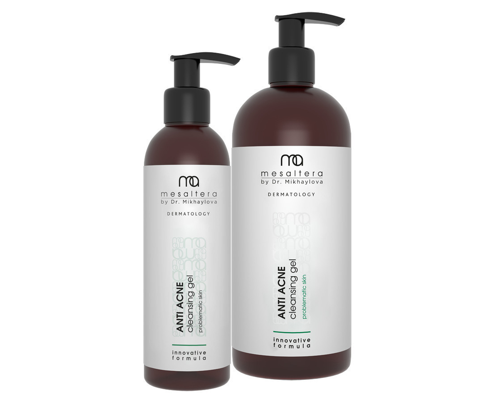 Mesaltera by Dr. Mikhaylova ANTI ACNE CLEANSING GEL - Гель очищающий Анти-Акне от Мезалтера для проблемной и жирной кожи, 400 мл