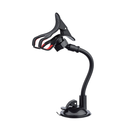 Держатель автомобильный GoPower GPA04 присоска, черный (1/100)