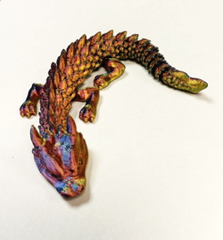 Игрушка-сувенир "Подвижный дракон" 3d модель