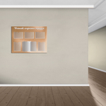 Стенд Уголок охраны труда с карманами А4 и перекидной системой