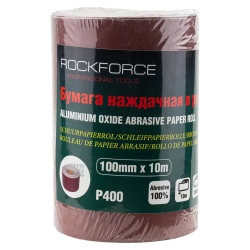 Бумага наждачная 100ммх10м в рулоне (P400) RockForce##Rock FORCE RF-SR4400A