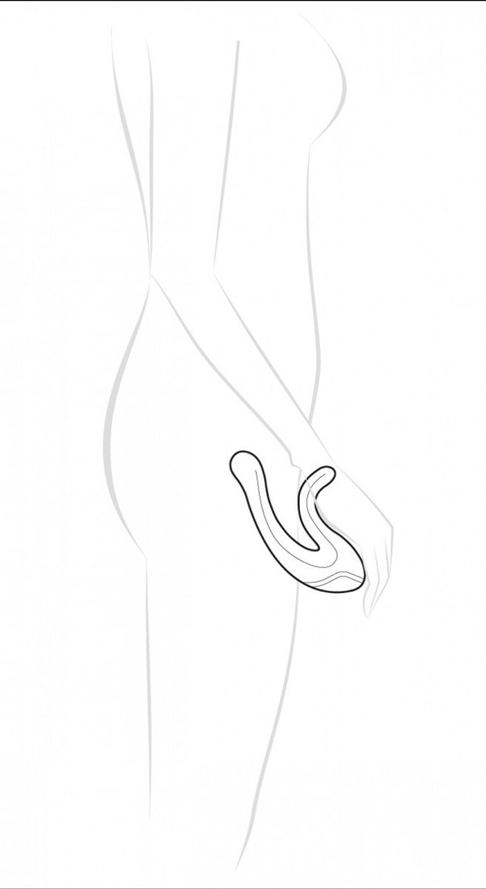 Чёрный вибратор The Pulsar - 16,2 см. (Цвет: черный)