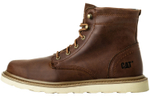 CAT Chronicle Collection Leather Short Outdoor Boots Men"s Brown