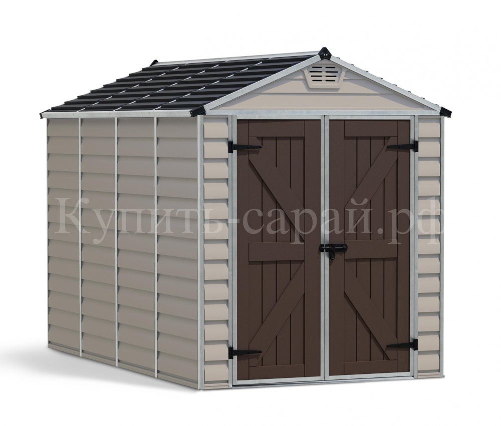 Сарай из поликарбоната Palram SkyLight 6x10 beige