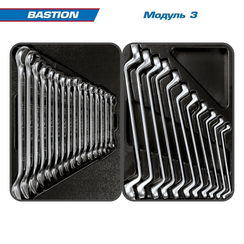 KING TONY (9G38-100MRR) Набор инструментов "BASTION" в красной тележке, 204 предмета