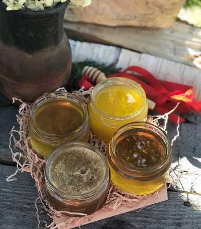 Фотография Подарочный набор меда купить в магазине Афлора