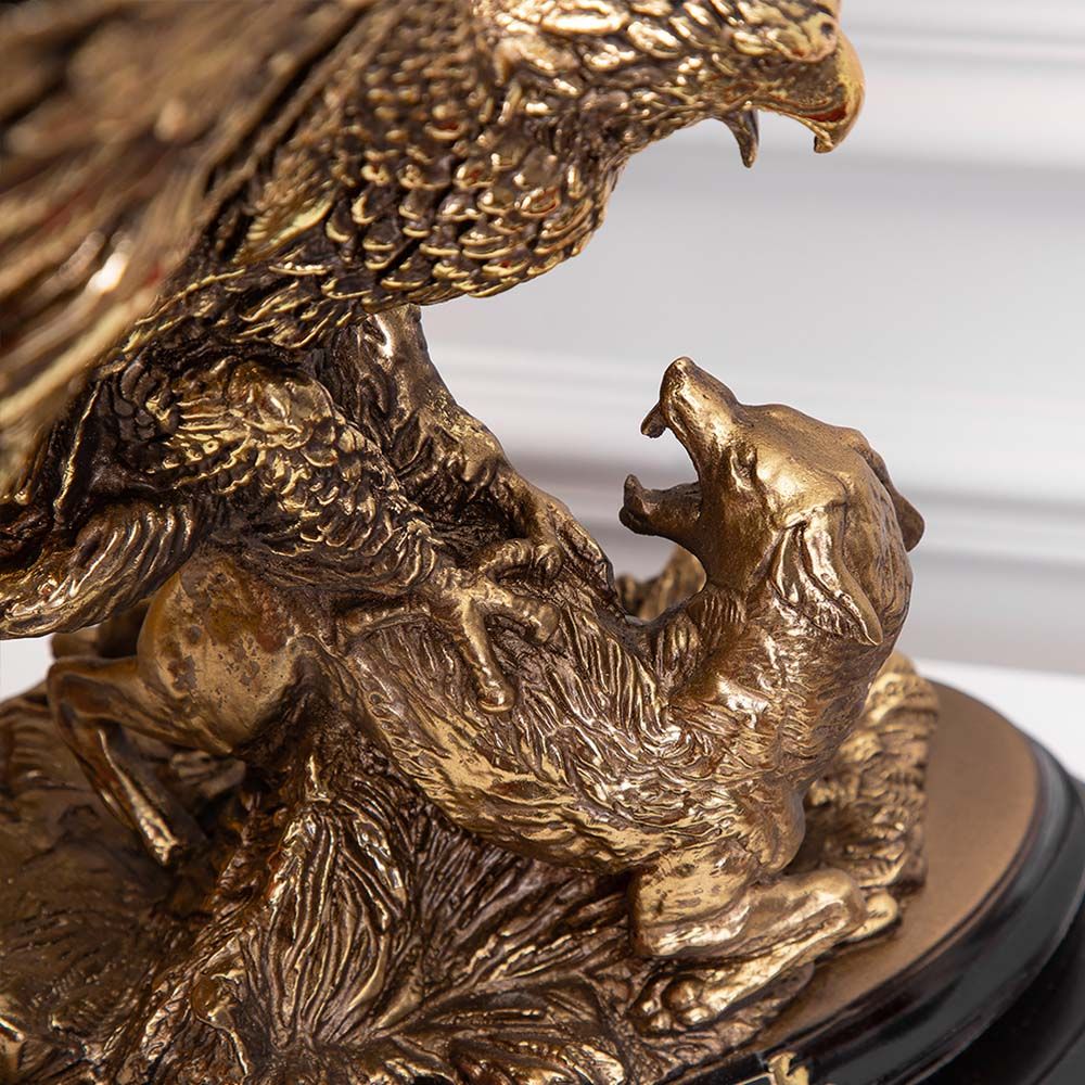 Статуэтка Поединок орла с шакалом 2 Бронза