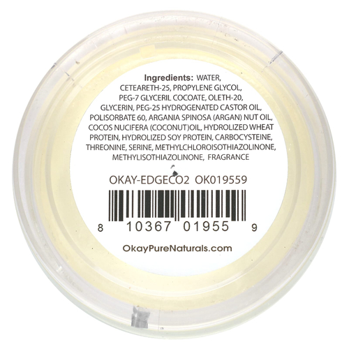 Okay Pure Naturals, On The Go: полированный крем с питательным кокосовым маслом, 59 мл (2 унции)