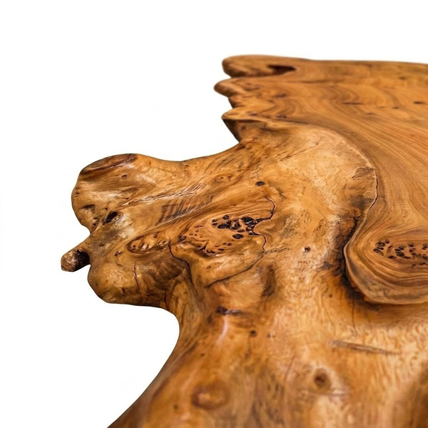 Обеденный стол из капового карагача AMBER 200