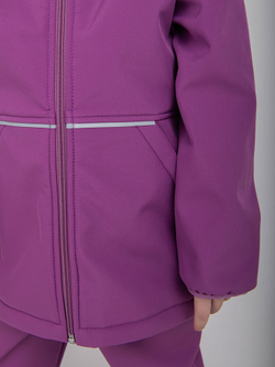 Костюм из софтшелла "Сливовый"