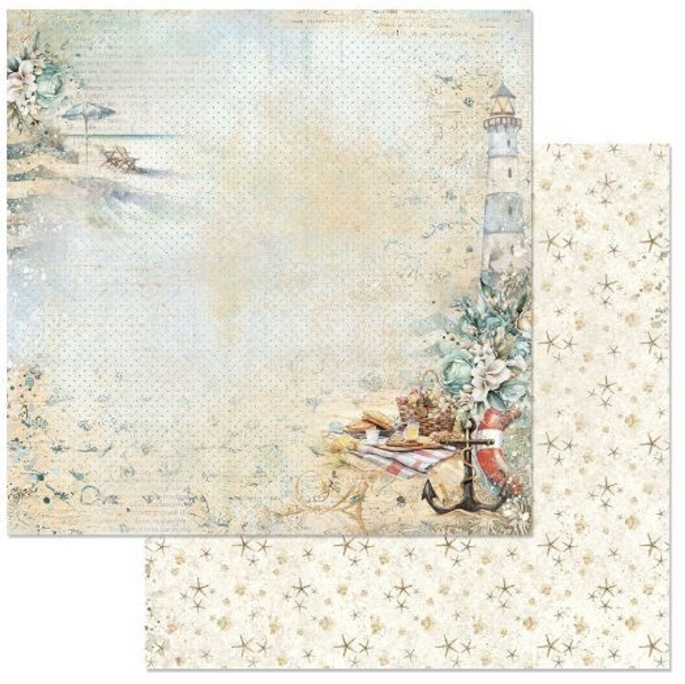 Бумага "Тропический рай. Завтрак на берегу" (ScrapMania)