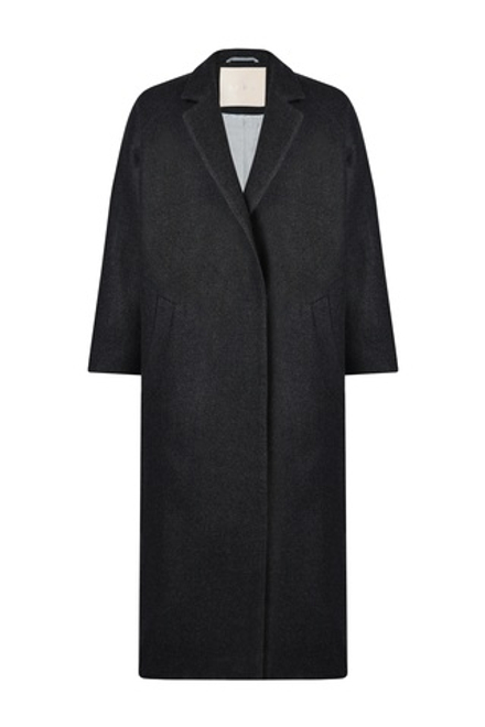 Серое пальто из кашемира