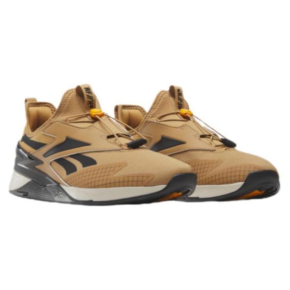 Кроссовки для тренировок Reebok Nano X3, низкие, унисекс, коричнево-черные