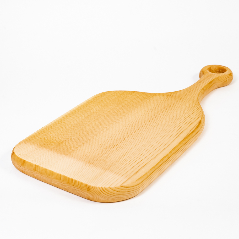 Деревянная разделочная доска из древесины Сибирский Кедр RD52