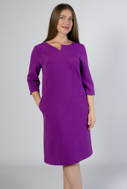 Платье женское 1983ЮП, фиолетовый #326Фио051983ЮП