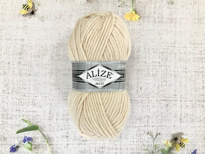 Пряжа ALIZE "Superlana maxi" 310 медовый