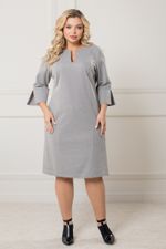 Платье 1289 серый Novita (Акция)